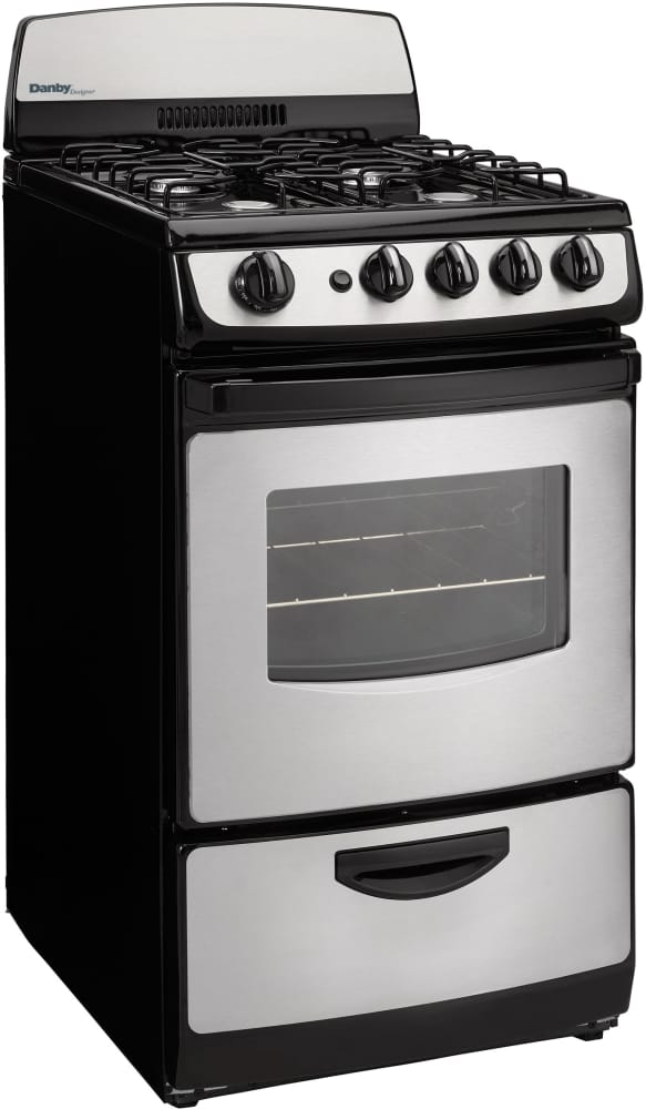 Danby DR201BSSGLP Black with Stainless Steel