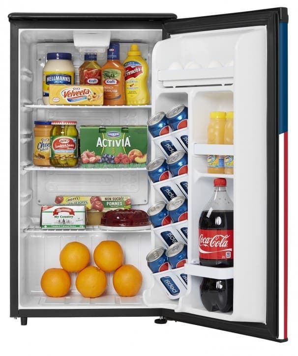 Danby DAR033A1BBUD2 18 Inch Compact Budweiser Stars and Stripes Refrig...