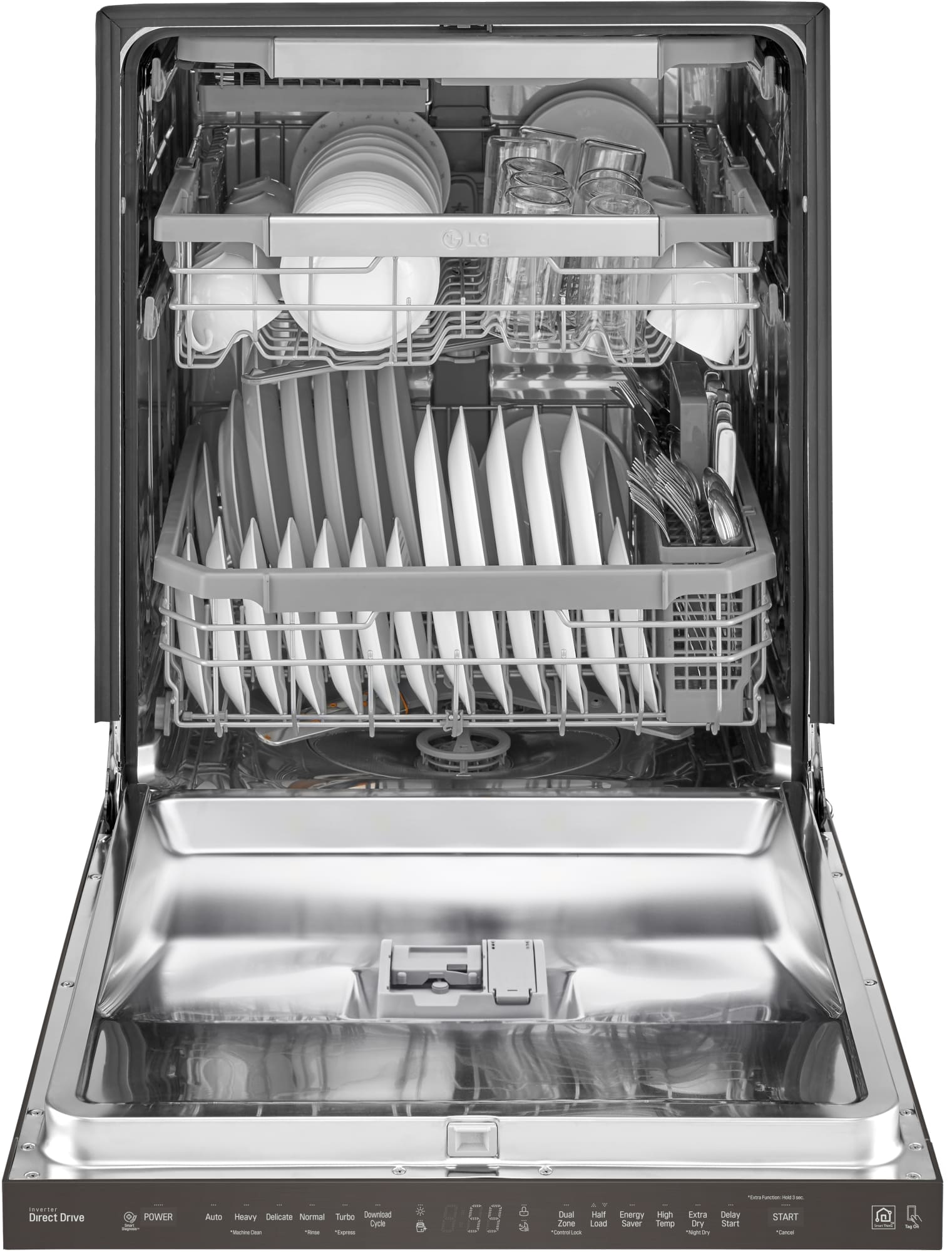 LG LDP5676BD Black Stainless Steel
