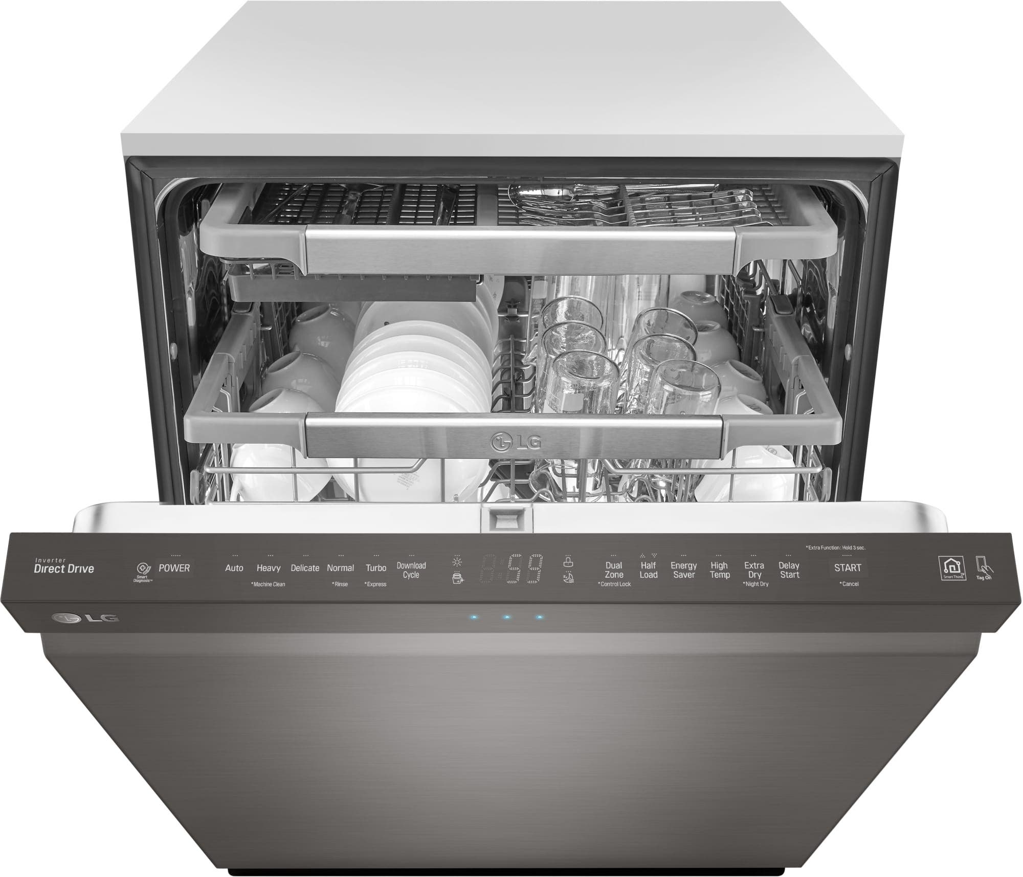 LG LDP5676BD Black Stainless Steel