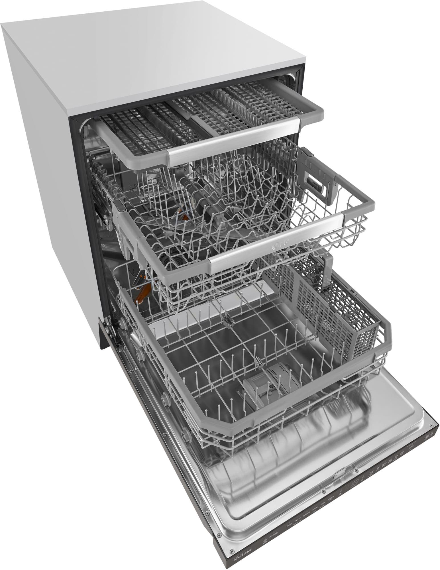 LG LDP5676BD Black Stainless Steel