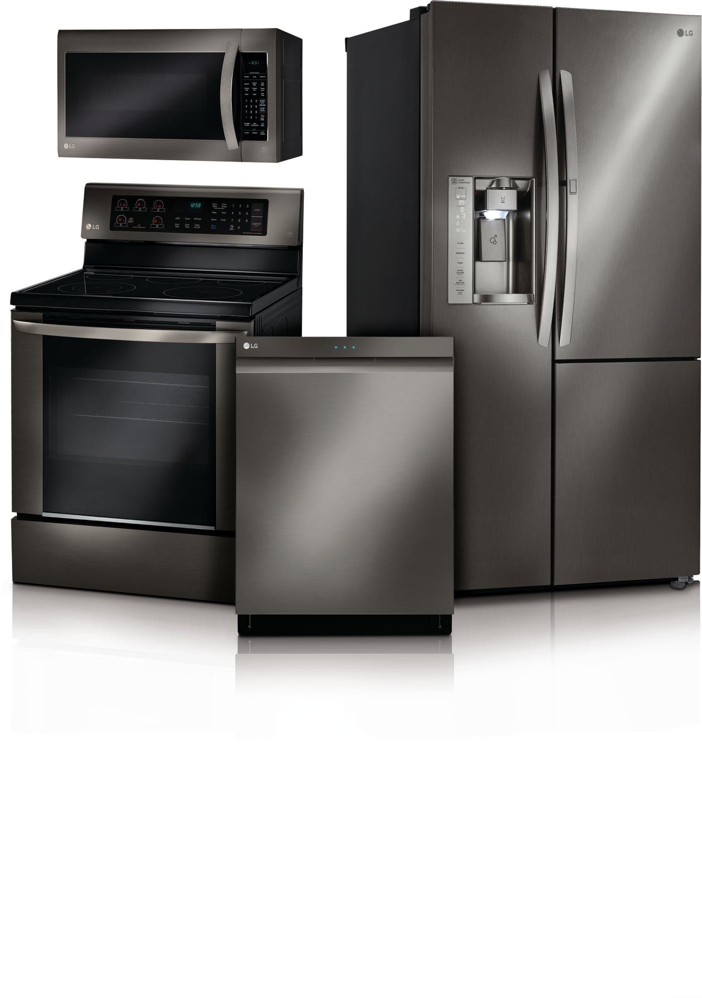 LG LDP5676BD Black Stainless Steel
