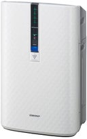 174 CFM Air Purifier with Humidifying Function, Plasmacluster Air Purification System, True HEPA Filter, Energy Star Qualified, Library Quiet Design, Front Display and Manual or Automatic Operation