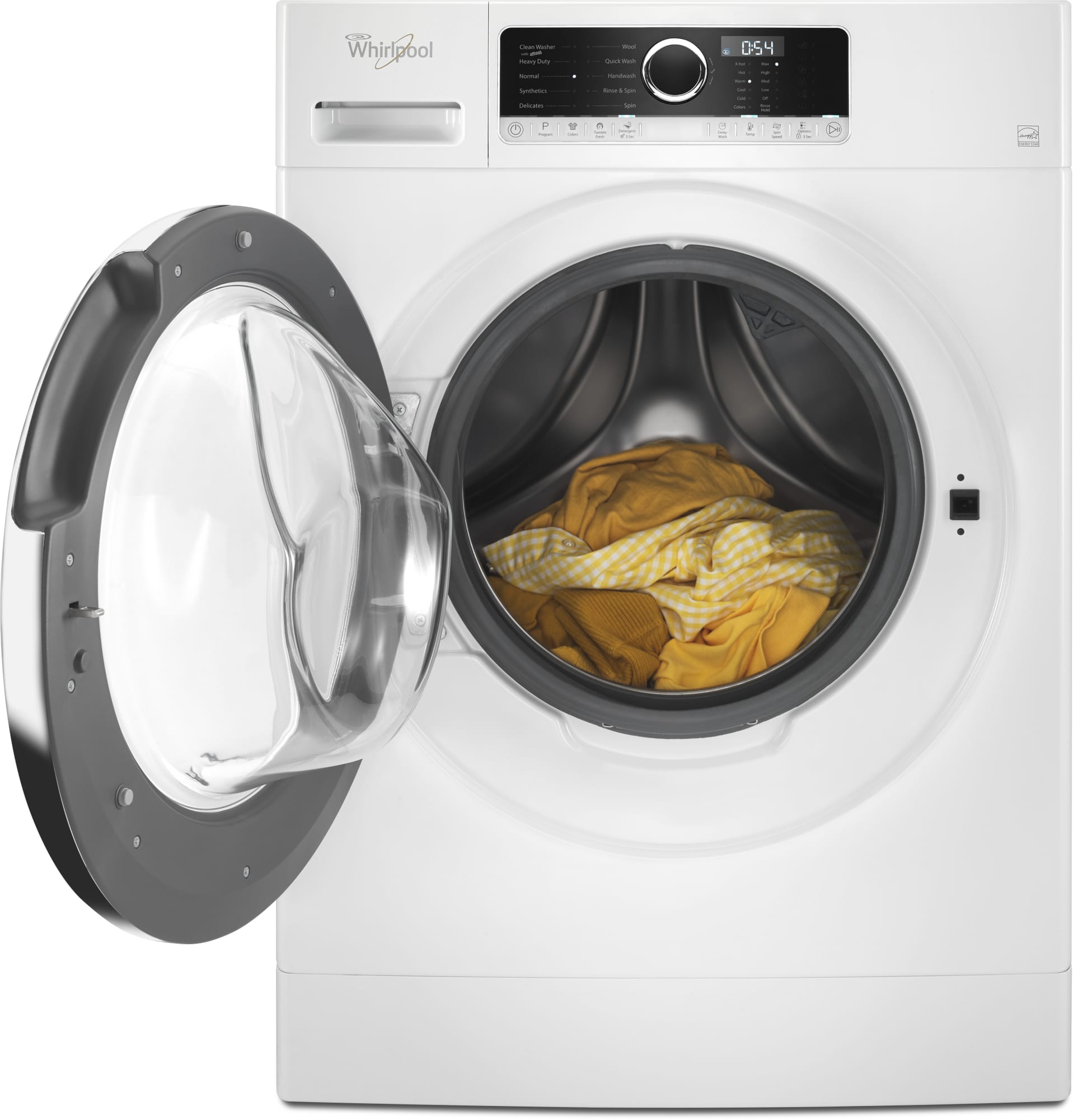 2.3 cu. ft. Compact Front Load Washer with Steam