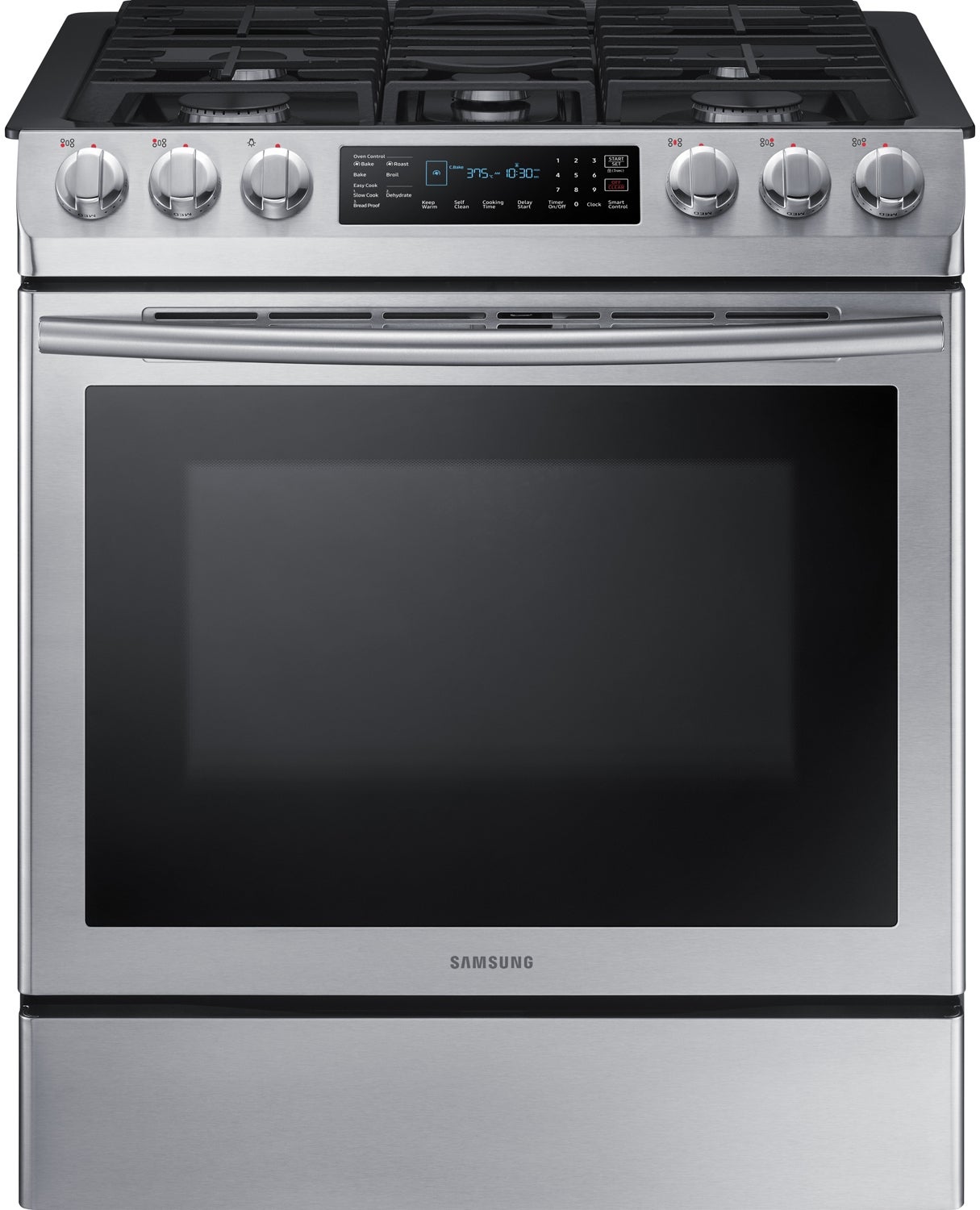 Samsung NX58M9420SS 30 Inch Slide-In Gas Range Stainless Steel