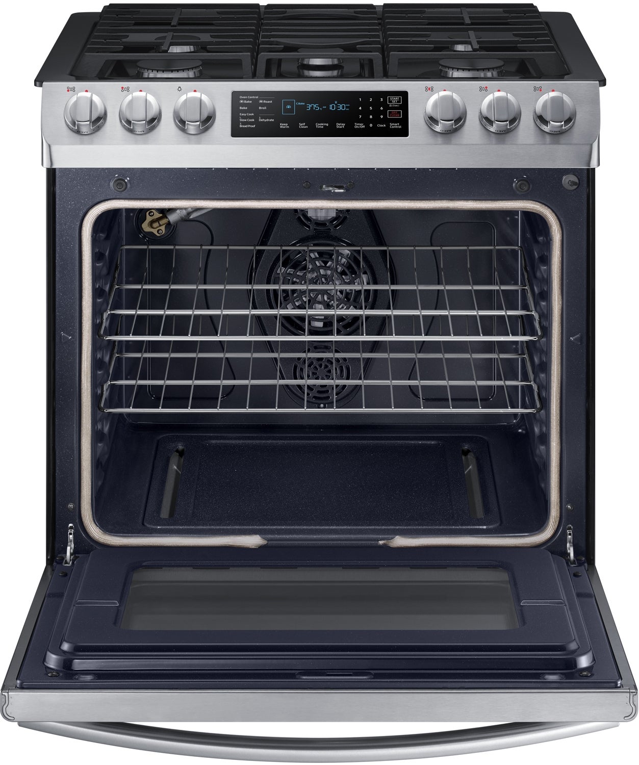 Samsung NX58M9420SS 30 Inch Slide-In Gas Range Stainless Steel