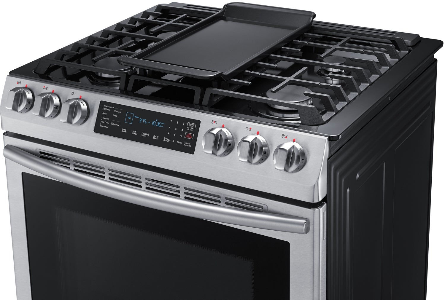 Samsung NX58M9420SS 30 Inch Slide-In Gas Range Stainless Steel