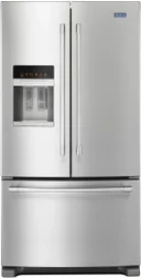 36 Inch, 25 Cu. Ft. Freestanding French Door Refrigerator with Power Cold Feature