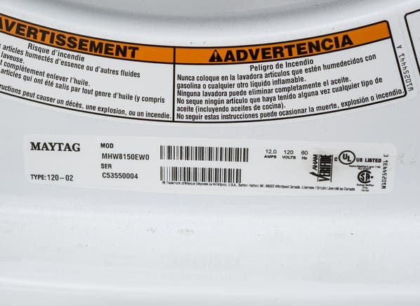 Maytag MHW8150EW White