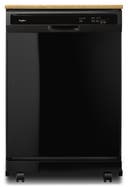 24 Inch Front Control Tall Tub Portable Dishwasher with 12 Place Settings, 3 Cycles, Quick Wash, Heavy Cycle, Silverware Basket