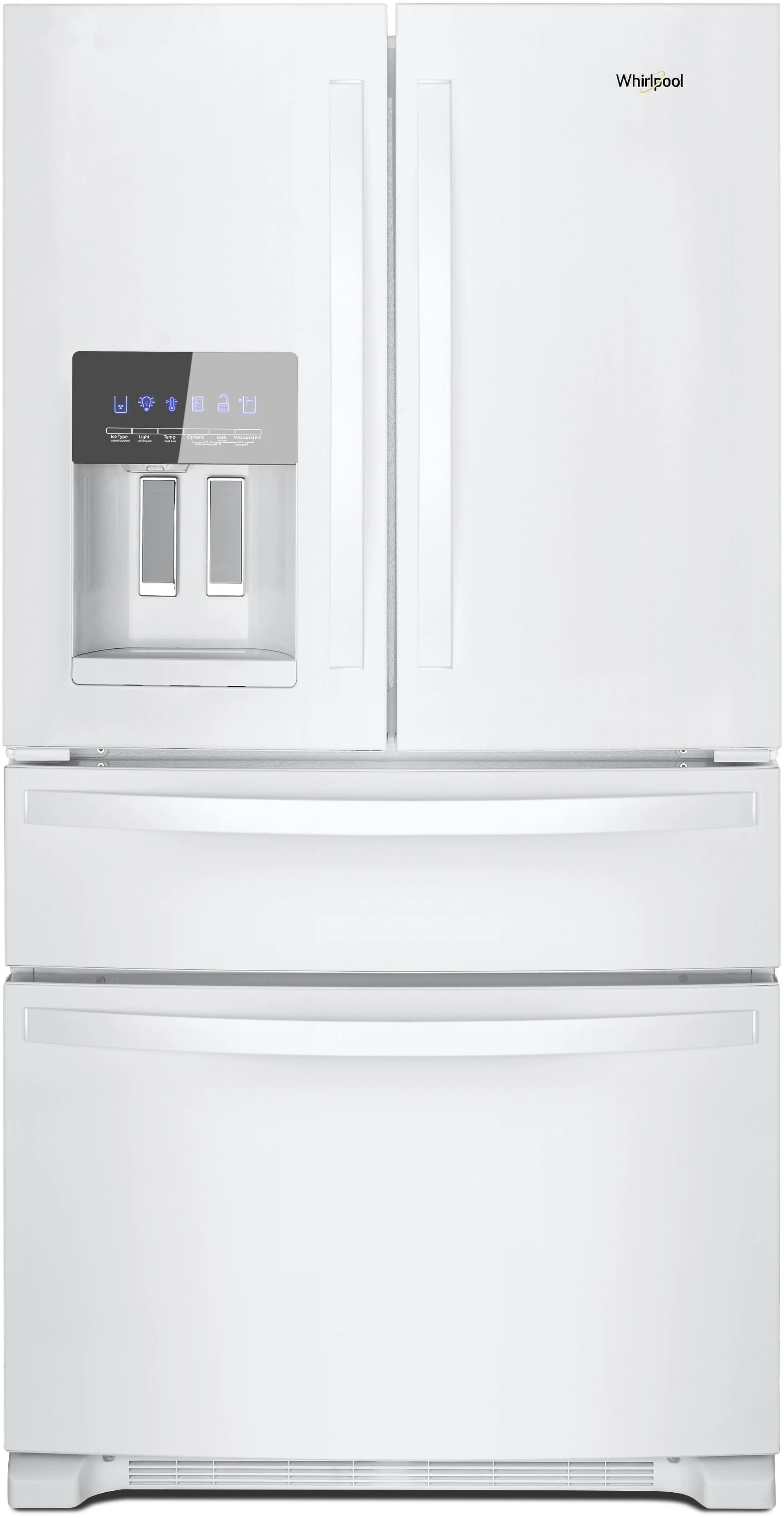 Whirlpool WRX735SDHW 36 Inch, 25 Cu. Ft. Freestanding French Door