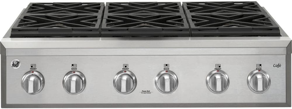 GE CGU366SEHSV 36 Inch Gas Rangetop