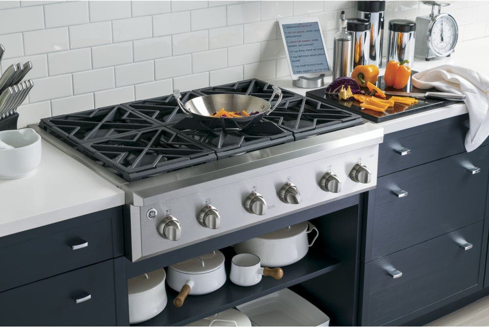GE CGU366SEHSV 36 Inch Gas Rangetop