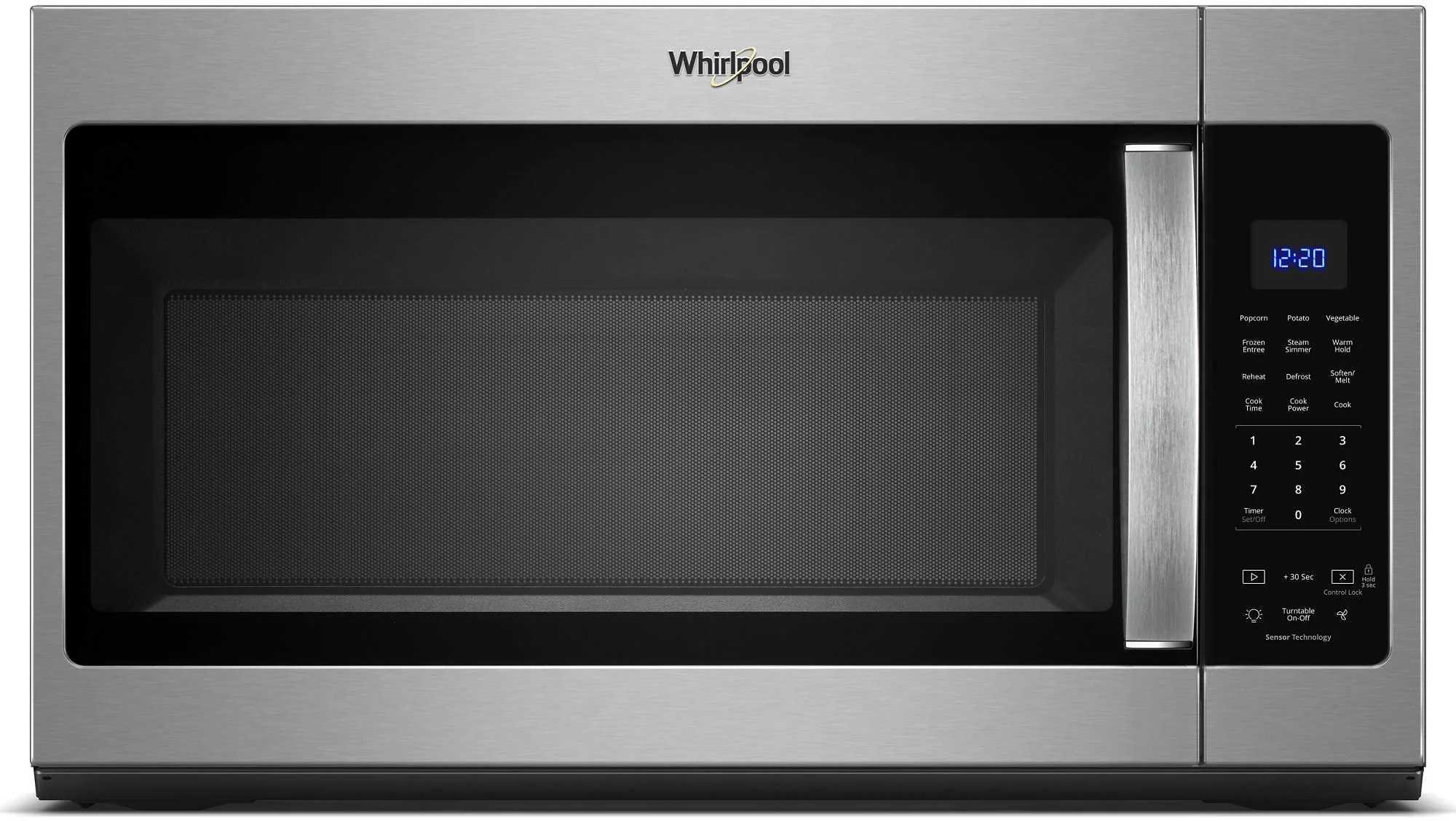 Whirlpool 30 1.9 Cu. Ft. Over-the-Range Microwave with 10 Power Levels,  300 CFM & Sensor Cooking Controls - Biscuit