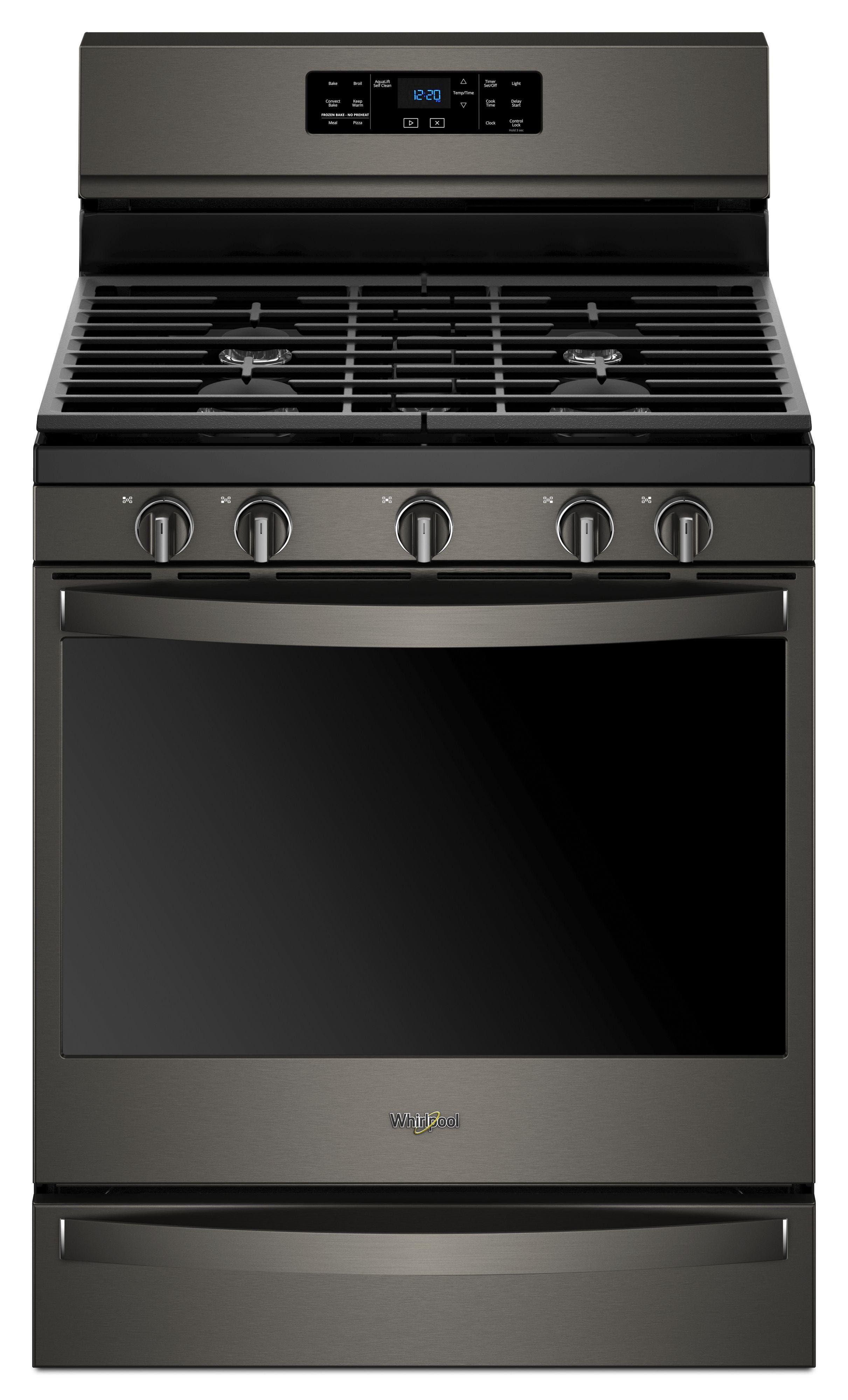 Whirlpool WFG775H0HV Black Stainless Steel