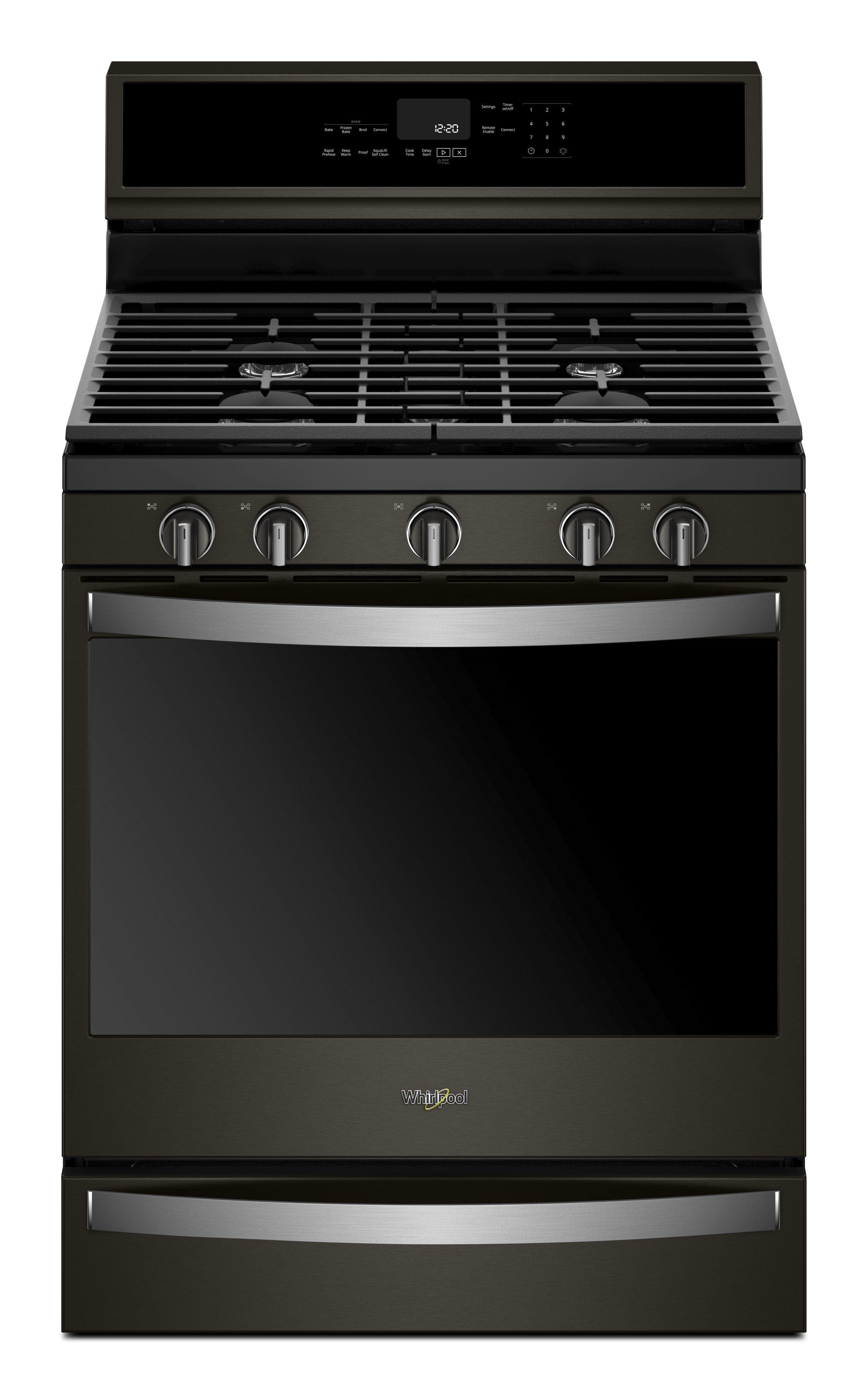 Whirlpool WFG975H0HV Black Stainless Steel