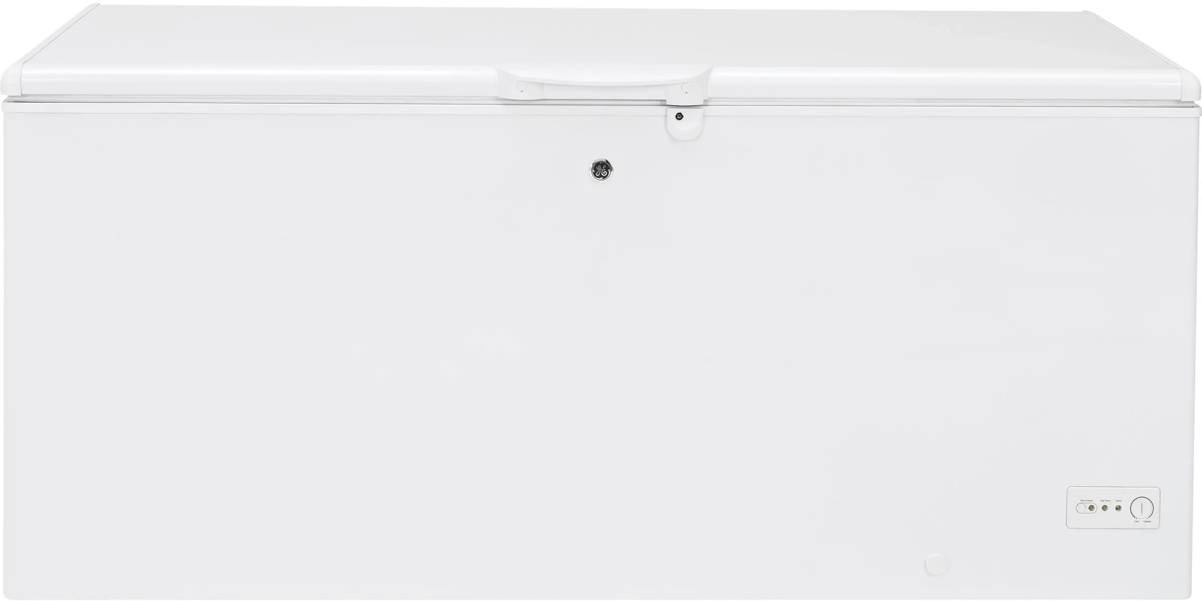 GE FCM16DLWW Chest Freezer , Audible Temperature Alarm, LED