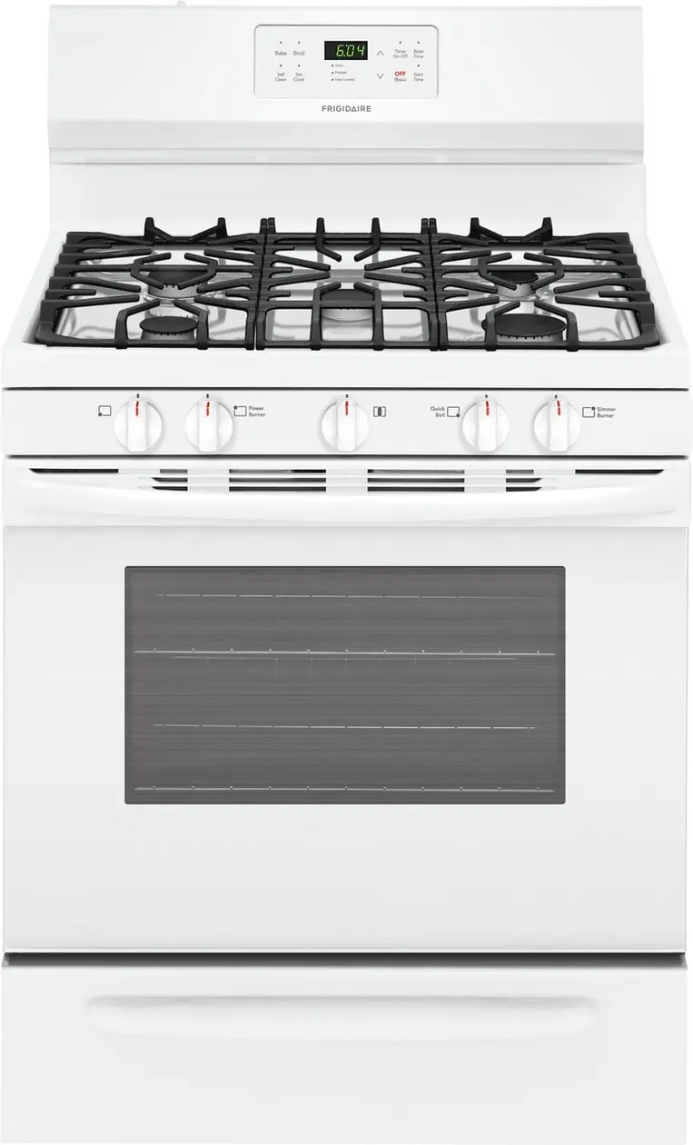 Frigidaire FFGF3054TW White, Natural Gas