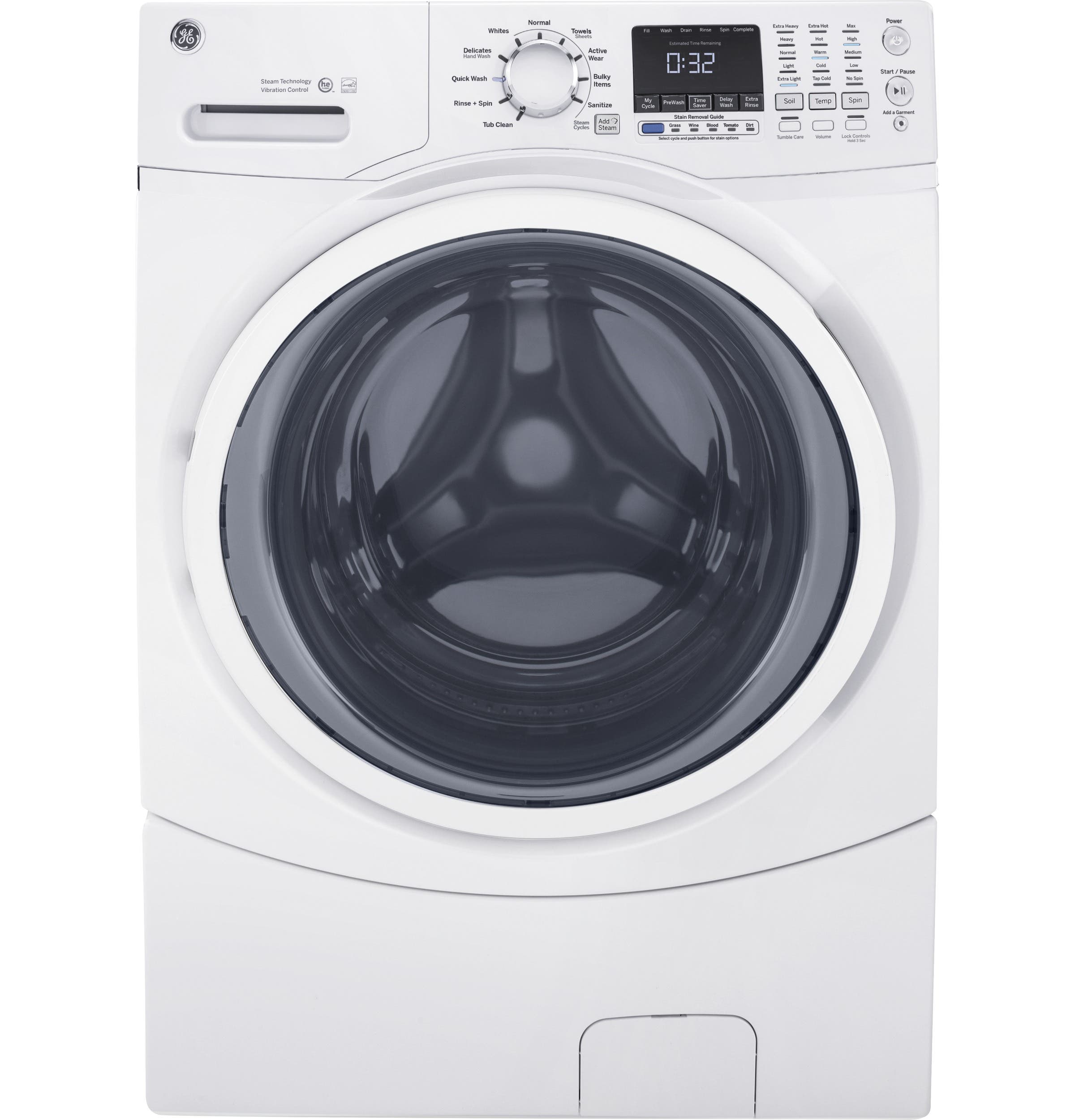 GE GFW450SSKWW White