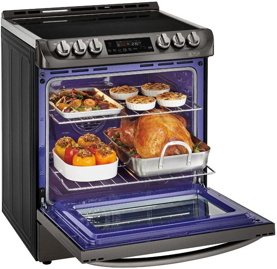 LG LSE4611BD Black Stainless Steel