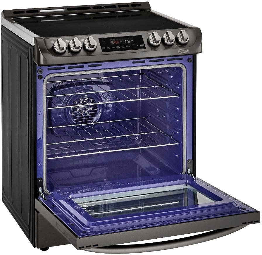 LG LSE4611BD Black Stainless Steel