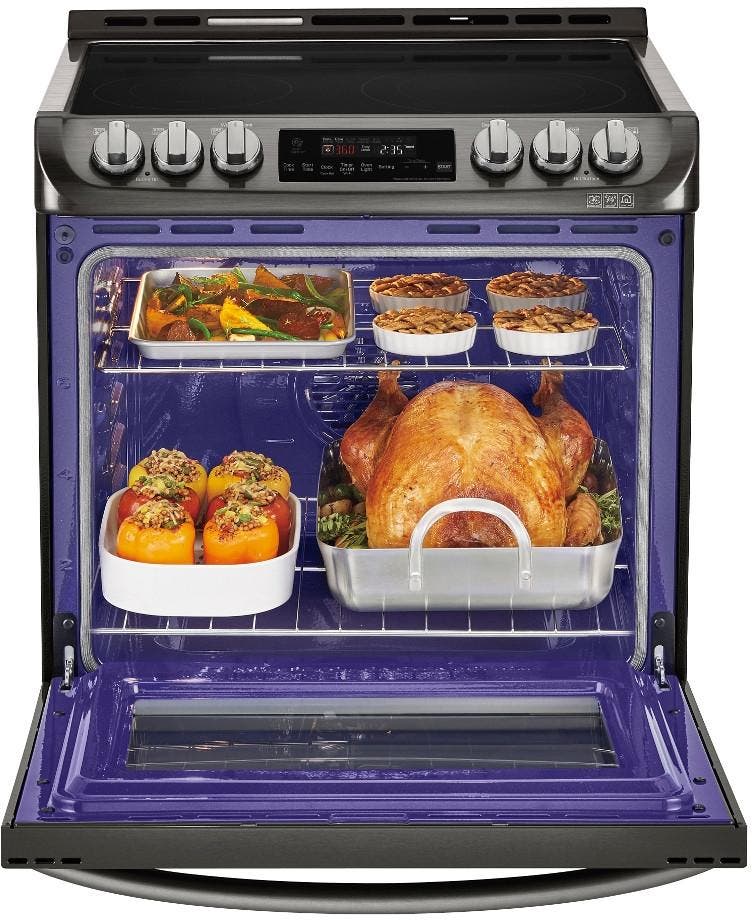 LG LSE4611BD Black Stainless Steel