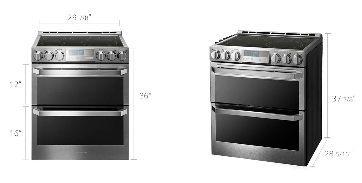 LG LUTE4619SN Textured Steel