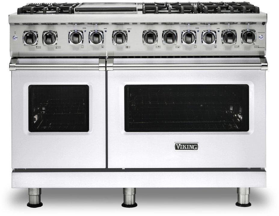 Viking VDR5486GWHLP White, Liquid Propane