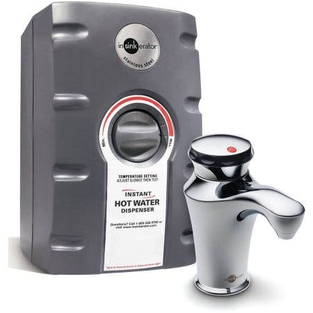 Insinkerator HCONTOURSS Invite H-Contour Chrome Instant Hot Water Dispense...