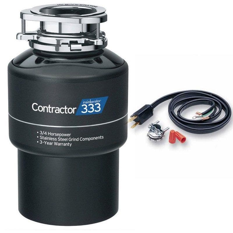 Insinkerator Contractor333 3/4 HP Garbage Disposer