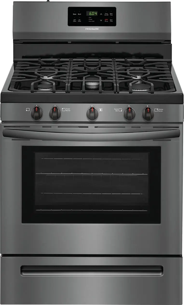 Frigidaire FFGF3054TD Black Stainless Steel, Natural Gas