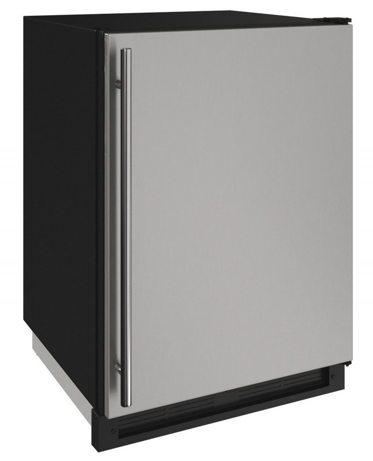 U-Line U1224FZRSOD00A 24 Inch Outdoor Convertible Freezer Stainless Soli...