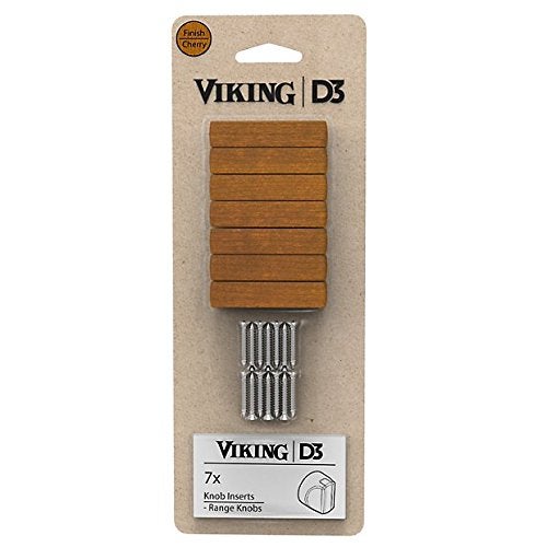 Viking RDKI7CY Cherry Knob Insert Kit - 7 Pack: Cherry Knob Inser...