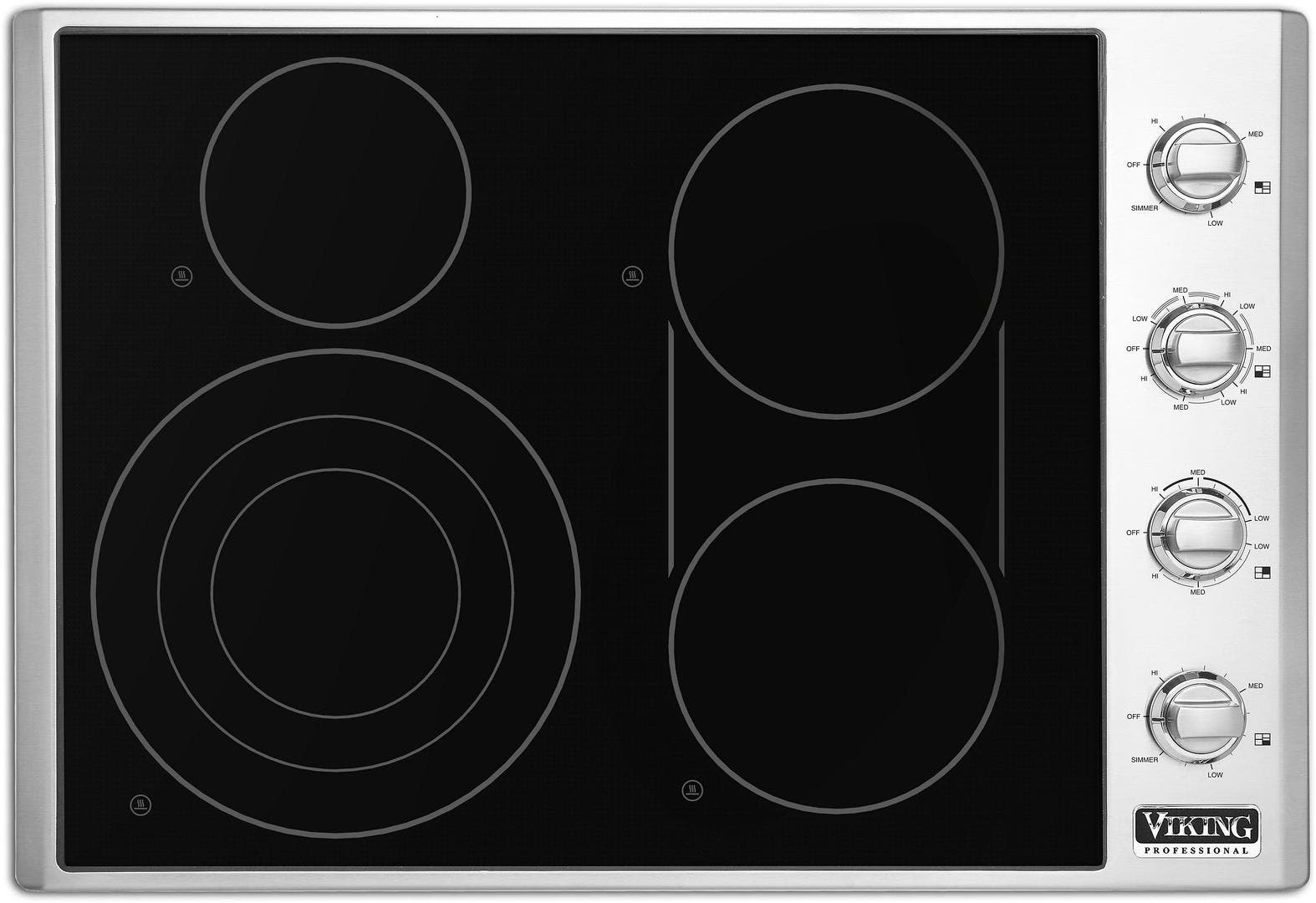 Viking VECU5366BSB 36" Electric Cooktop