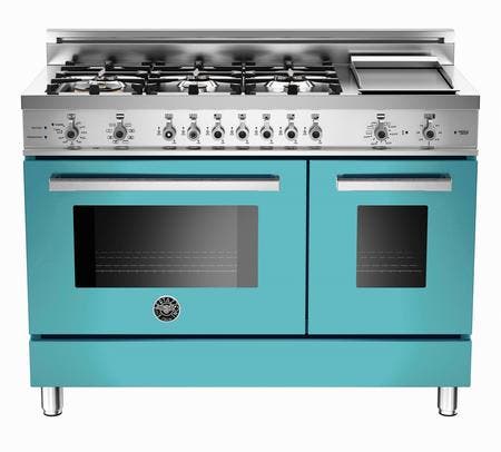 Bertazzoni PRO486GDFSA Azurro, Natural Gas