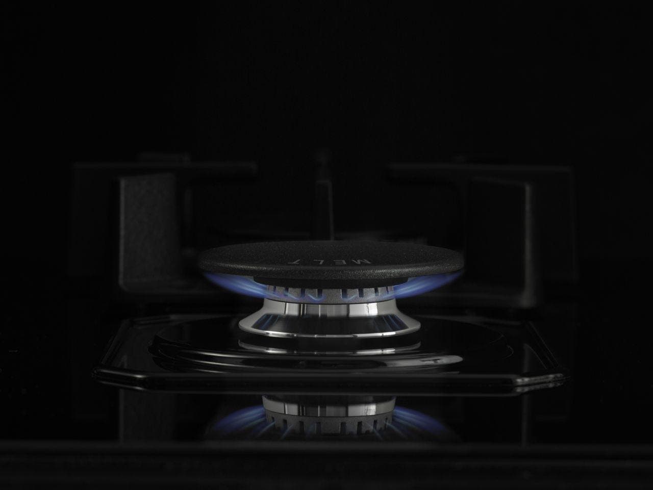 Jenn Air JGC2530EB Black with Floating Glass, Natural Gas