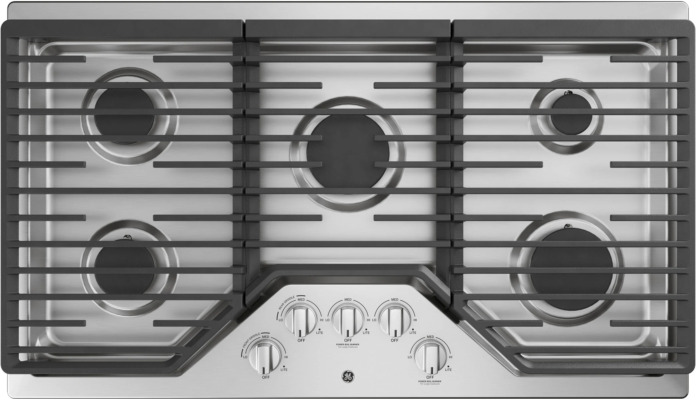 GE JGP5036SLSS 36 Built-In Gas Cooktop Stainless Steel | Plesser's
