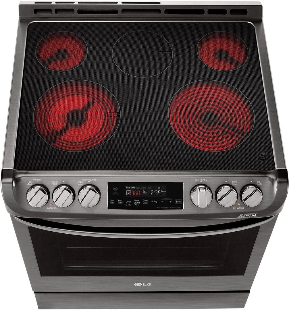 LG LSE4612BD Black Stainless Steel