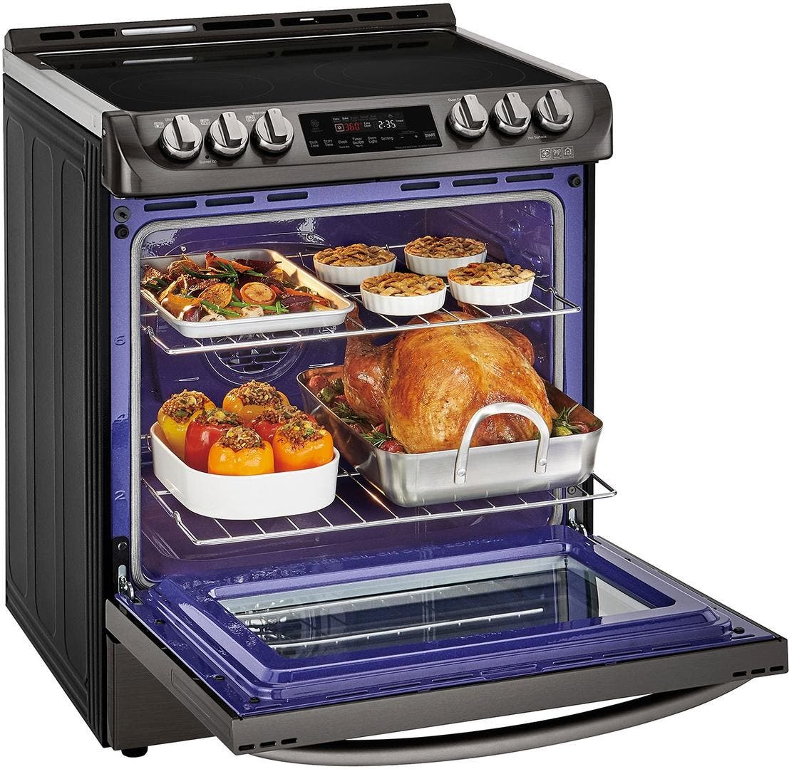 LG LSE4612BD Black Stainless Steel