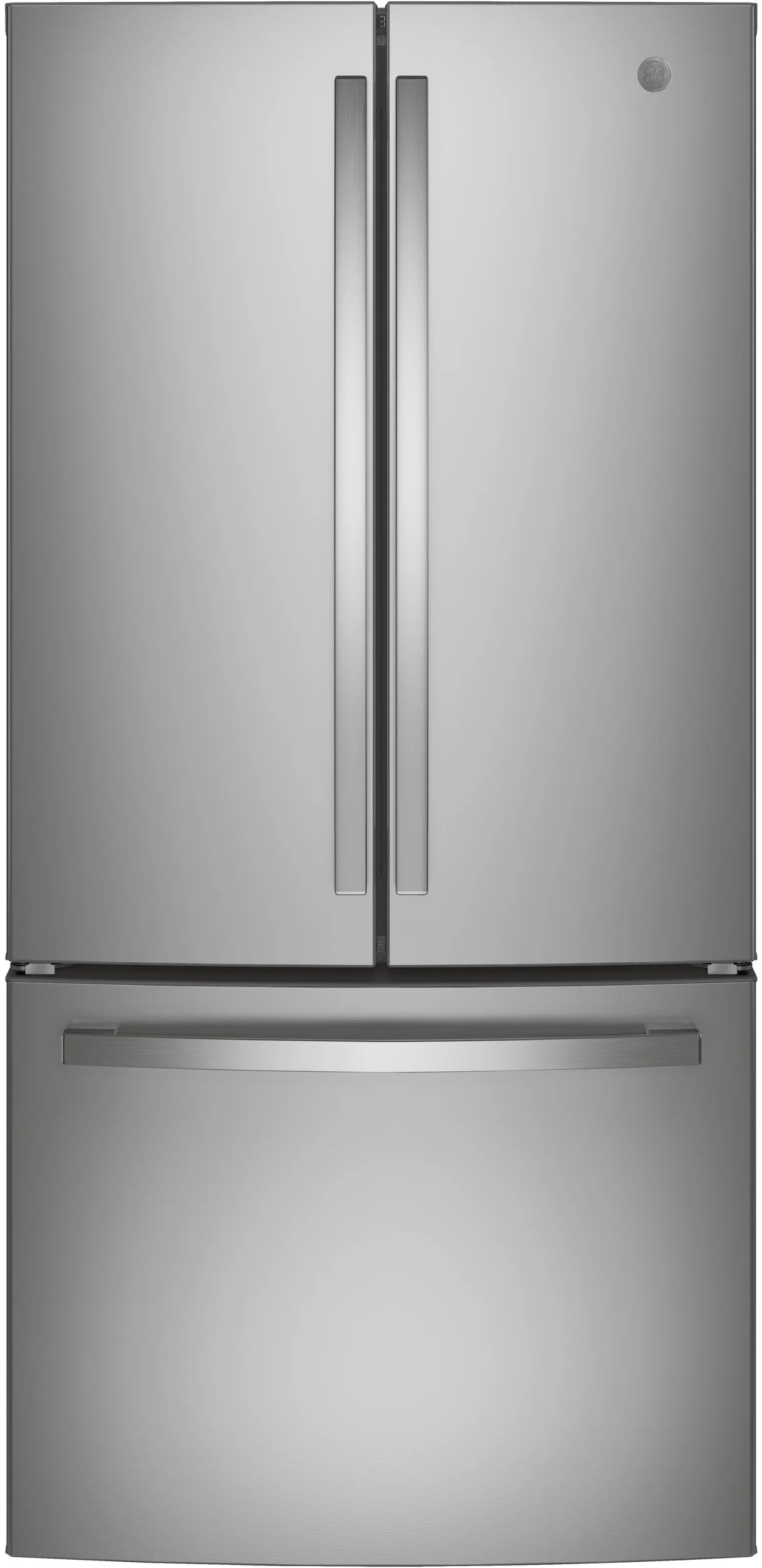 GE GWE19JSLSS Counter Depth Non Dispenser French Door Refrigerator With