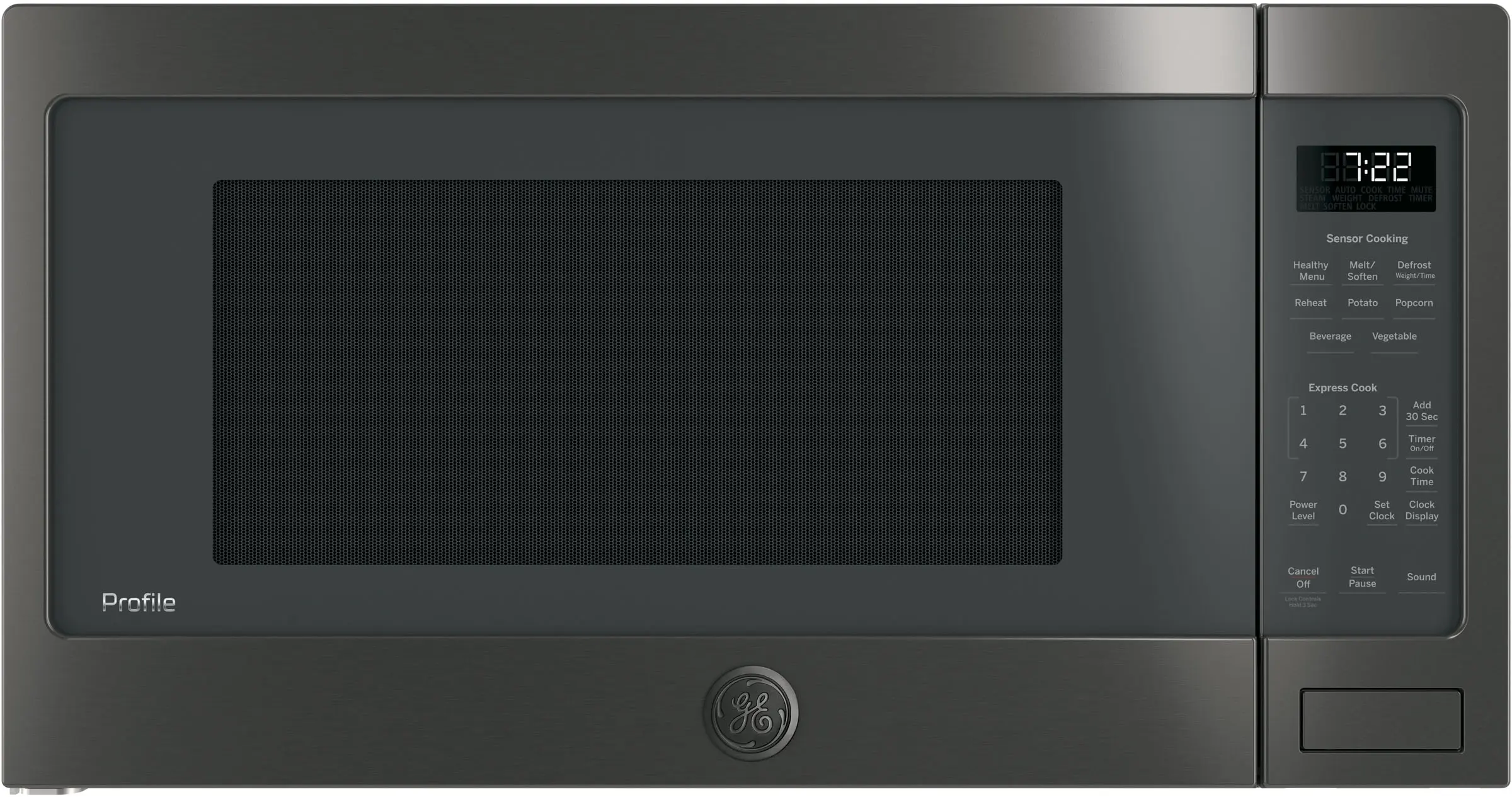 GE PES7227BLTS Black Stainless Steel