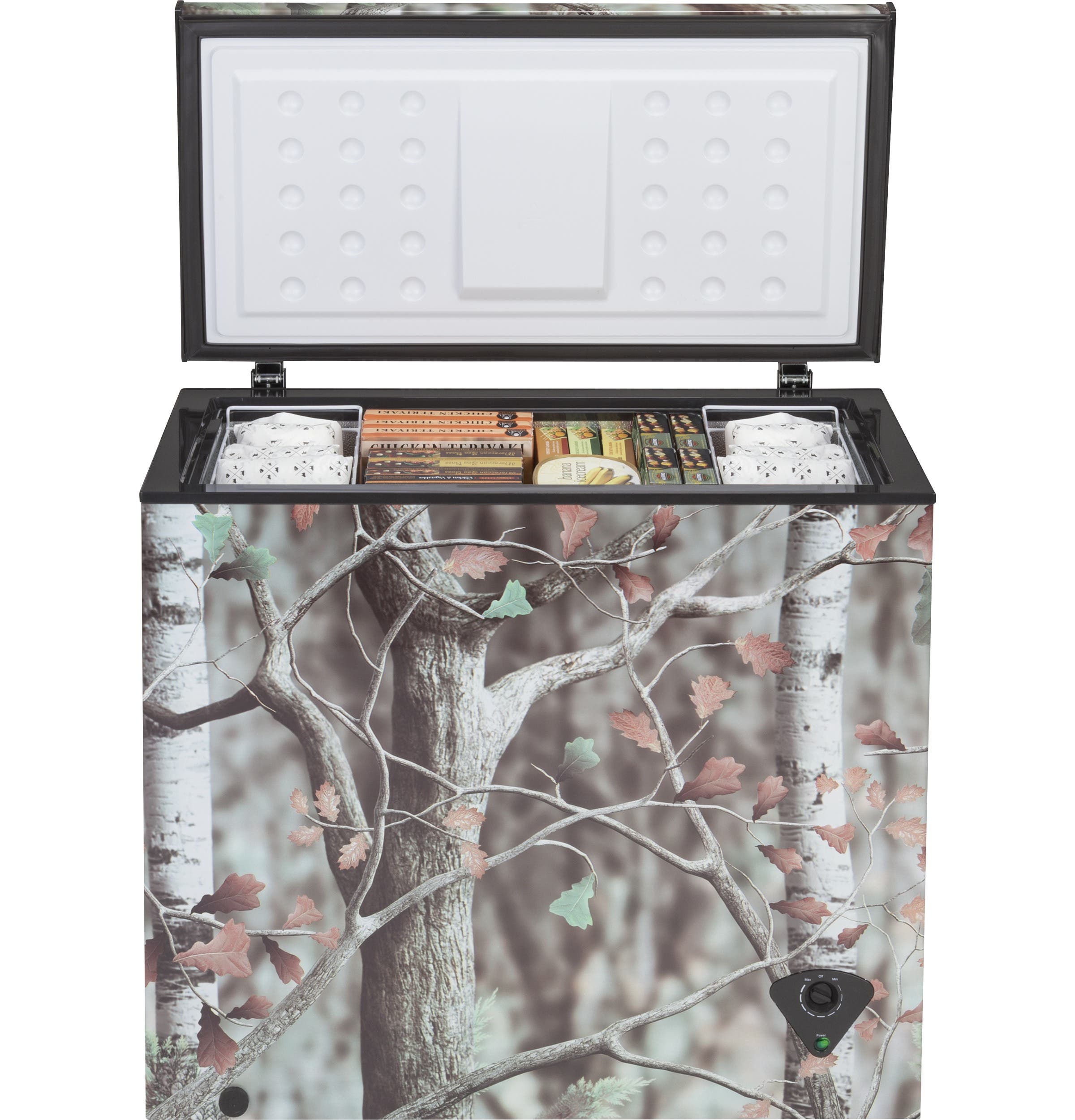 GE FCM7CJCD 7.0 Cu. Ft. Camouflage Manual Defrost Chest Freeze...