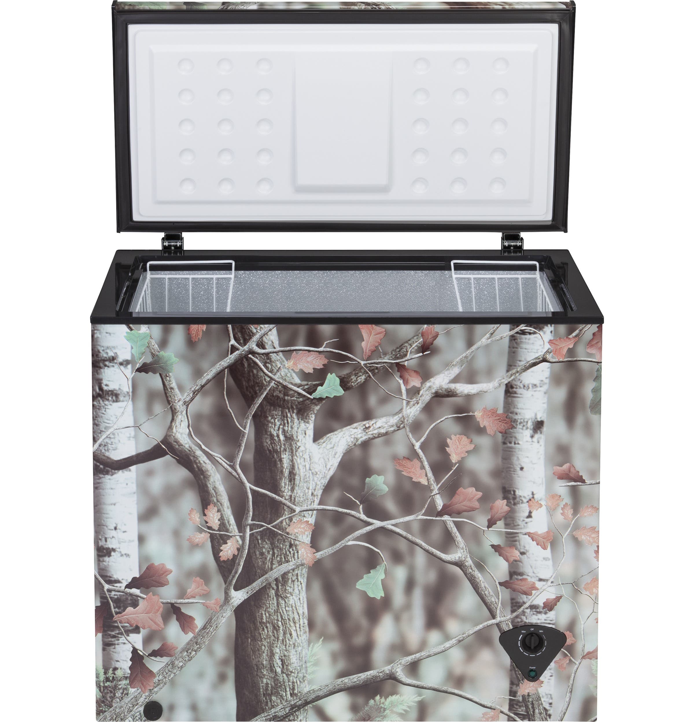 GE FCM7CJCD 7.0 Cu. Ft. Camouflage Manual Defrost Chest Freeze...