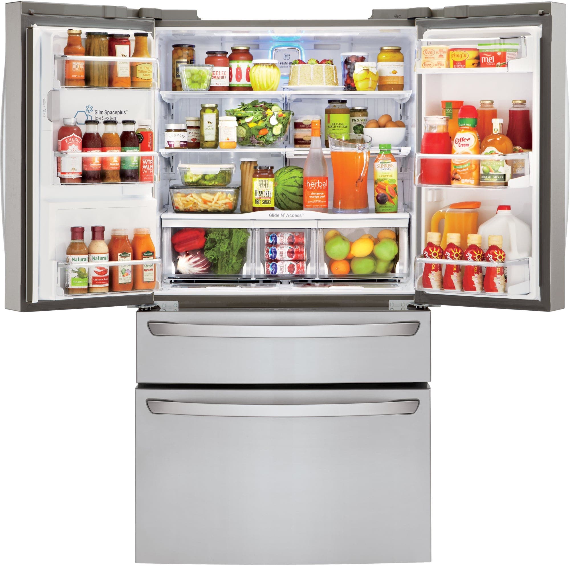 LG LMXS30746S 36 Inch French Door Refrigerator