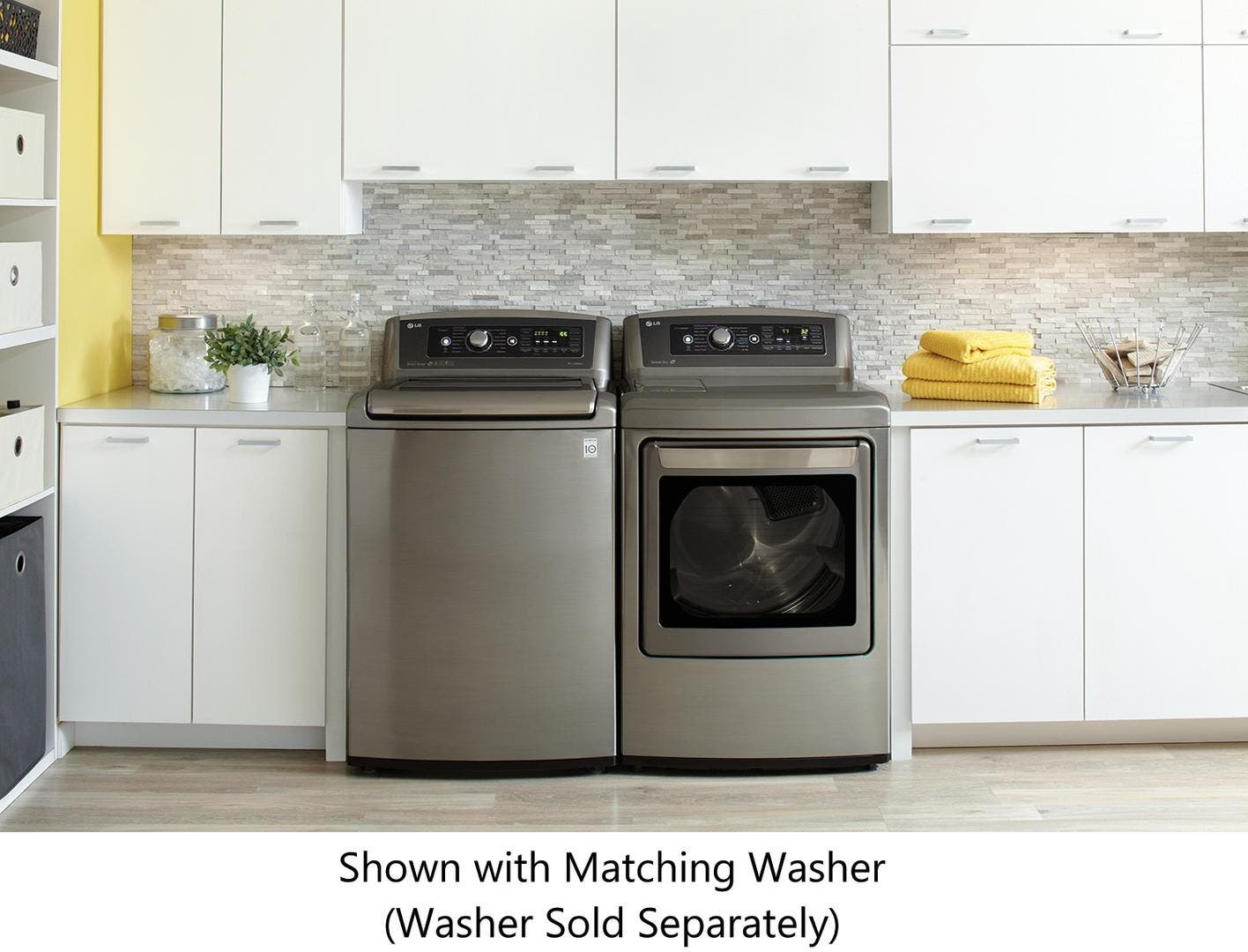 LG DLEX5680VE 7.3 Cu Ft Electric SteamDryer