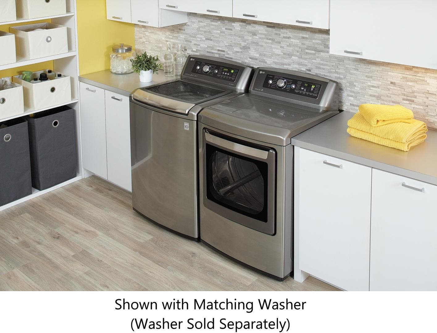 LG DLEX5680VE 7.3 Cu Ft Electric SteamDryer
