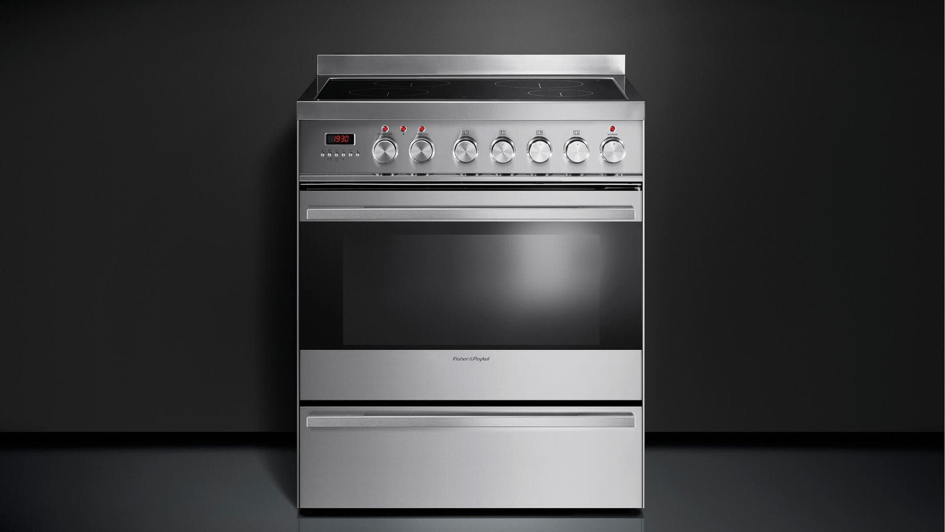 Fisher Paykel OR30SDPWIX2 Brushed Stainless Steel With Black Glass