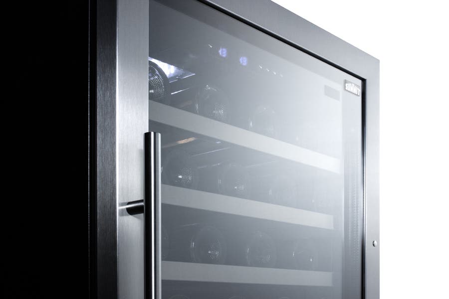 Summit SWC1380D Stainless Steel/Black
