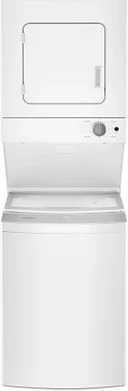 24 Inch Electric Stacked Laundry Center with 1.6 cu. ft. Washer, 6 Wash Cycles, 3.4 cu. ft. Dryer