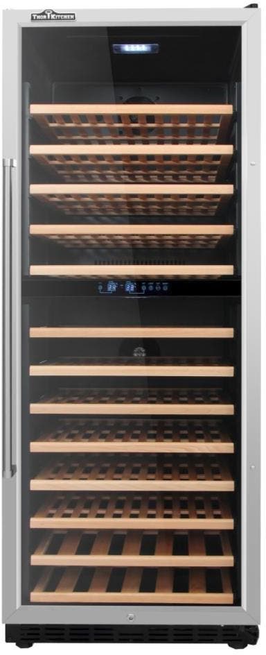 Thor HWC2408U 24 Inch Wide 133-Bottle Built-In Dual Zone Wine Co...